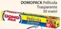 Acqua & Sapone DOMOPACK Pellicola Trasparente 30 metri offerta