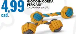 Eurospin Gioco in corda per cani offerta