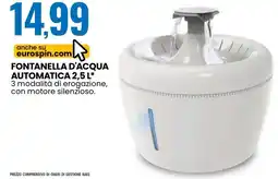 Eurospin Fontanella d'acqua automatica offerta