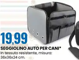 Eurospin Seggiolino auto per cani offerta