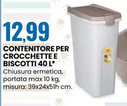 Eurospin Contenitore per crocchette e biscotti offerta