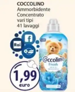 Acqua & Sapone COCCOLINO Ammorbidente Concentrato offerta
