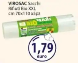 Acqua & Sapone VIROSAC Sacchi Rifiuti Bio XXL offerta