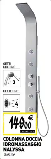 Tecnomat Colonna doccia idromassaggio nalyssa offerta