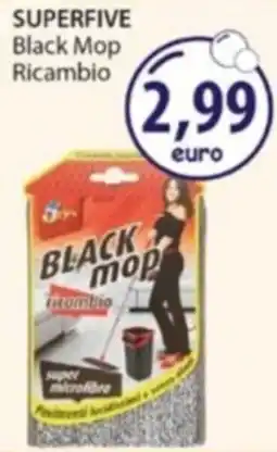 Acqua & Sapone SUPERFIVE Black Mop Ricambio offerta