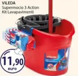 Acqua & Sapone VILEDA Supermocio 3 Action Kit Lavapavimenti offerta