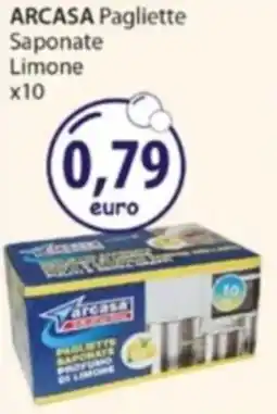 Acqua & Sapone ARCASA Pagliette Saponate Limone x10 offerta