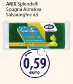 Acqua & Sapone ARIX Splendelli Spugna Abrasiva Salvaunghie x3 offerta