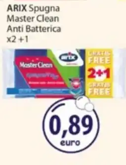 Acqua & Sapone ARIX Spugna Master Clean Anti Batterica x2+1 offerta