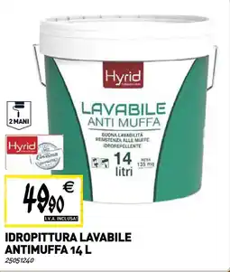 Tecnomat Hyrid Idropittura lavabile antimuffa offerta