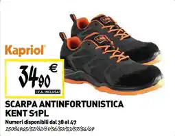 Tecnomat Scarpa antinfortunistica kent S1PL offerta