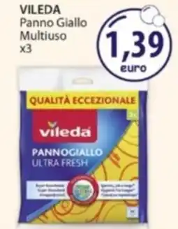 Acqua & Sapone VILEDA Panno Giallo Multiuso x3 offerta