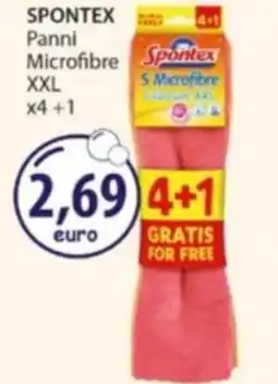 Acqua & Sapone SPONTEX Panni Microfibre XXL x4+1 offerta