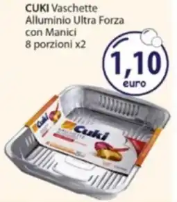 Acqua & Sapone CUKI Vaschette Alluminio Ultra Forza con Manici offerta