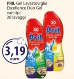 Acqua & Sapone PRIL Gel Lavastoviglie Excellence Duo Gel vari tipi offerta