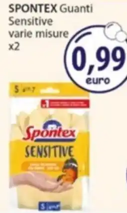 Acqua & Sapone SPONTEX Guanti Sensitive x2 offerta