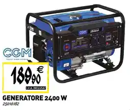 Tecnomat CGM Generatore 2400 W offerta