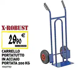 Tecnomat X-robust carrello portatutto in acciaio portata offerta