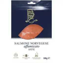 Spazio Conad SALMONE NORVEGESE AFFUMICATO A FETTE FISH & FINE offerta