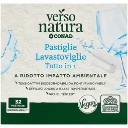 Spazio Conad PASTIGLIE LAVASTOVIGLIE VERSO NATURA CONAD offerta