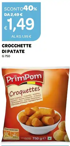 Ekom Crocchette di patate PrimPom offerta