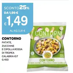 Ekom Contorno patate, zucchine e cipolla rossa di tropea calabria IGT offerta