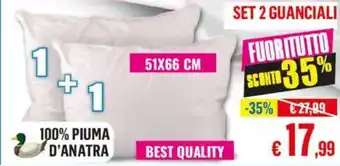 Satur Set 2 guanciali offerta