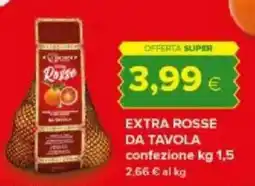 Tigre Amico Extra rosse da tavola offerta