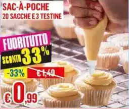 Satur Sac-à-poche 20 sacche e 3 testine offerta