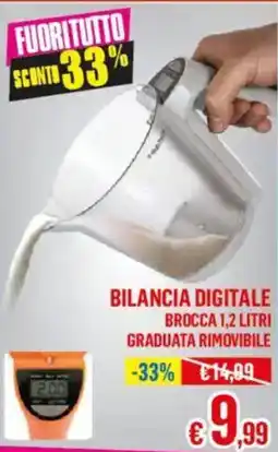 Satur Bilancia digitale brocca graduata rimovibile offerta