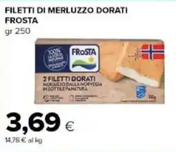 Tigre Amico Filetti di merluzzo dorati FROSTA offerta