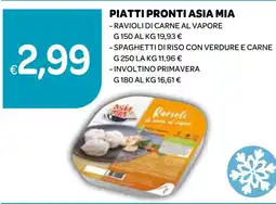 Ekom Piatti pronti ASIA MIA offerta