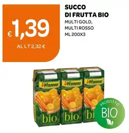 Ekom Succo di frutta bio multi gold, multi rosso pFanner offerta