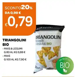 Ekom Triangolini bio mais elegumi - mais offerta