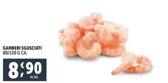Gamberi sgusciati