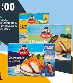 Deco Supermercati Findus 2 croccole offerta