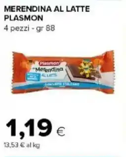 Tigre Amico Merendina al latte PLASMON offerta