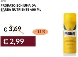 Prezzemolo e Vitale Proraso schiuma da barba nutriente offerta