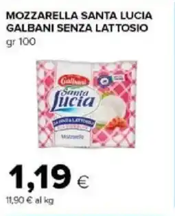 Tigre Amico Mozzarella santa lucia galbani senza lattosio offerta