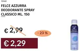 Prezzemolo e Vitale Felce azzurra deodorante spray classico offerta