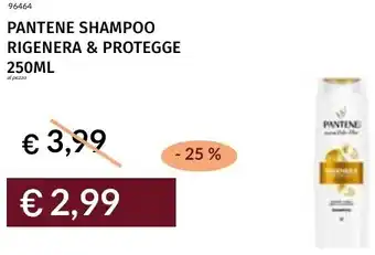 Prezzemolo e Vitale Pantene shampoo rigenera & protegge offerta