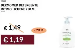 Prezzemolo e Vitale Dermomed detergente intimo lichene offerta