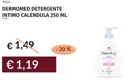 Prezzemolo e Vitale Dermomed detergente intimo calendula offerta