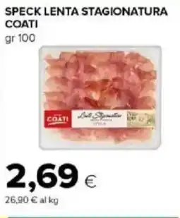 Tigre Amico Speck lenta stagionatura COATI offerta
