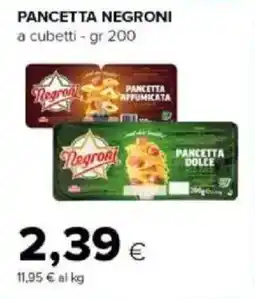 Tigre Amico Pancetta negroni a cubetti offerta