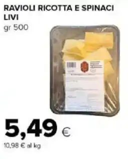 Tigre Amico Ravioli ricotta e spinaci LIVI offerta