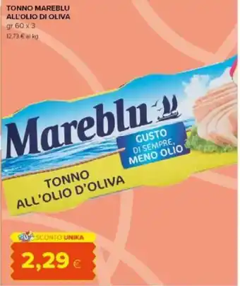 Tonno mareblu all'olio di oliva