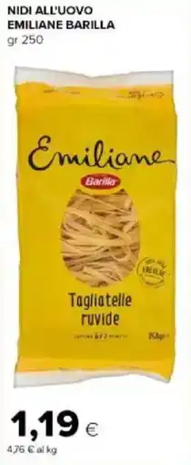 Tigre Amico Nidi all'uovo emiliane BARILLA offerta