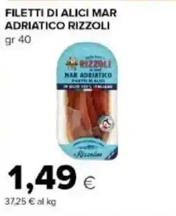Tigre Amico Filetti di alici mar adriatico RIZZOLI offerta