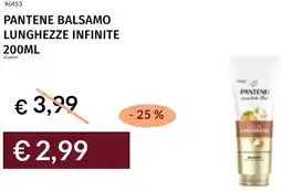 Prezzemolo e Vitale Pantene balsamo lunghezze infinite offerta